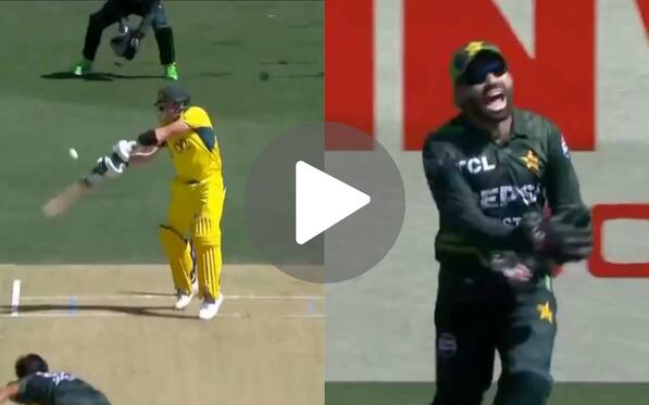 [Watch] Mohammad Rizwan Jumps In Joy As Steve Smith Throws His Wicket With A Poor Shot